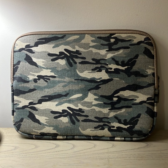 13x9 inch foam padded fleece lined canvas laptop protective bag - Picture 2 of 4